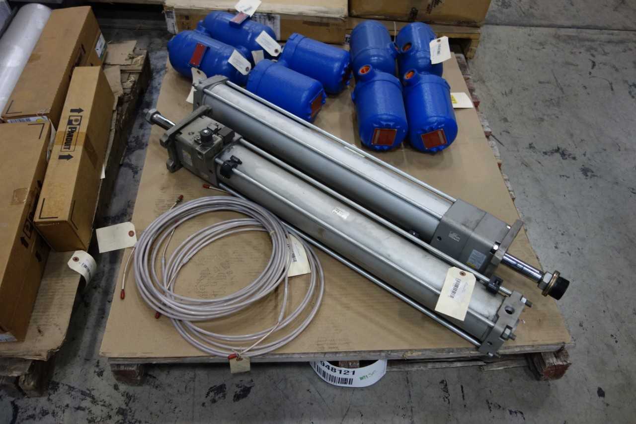 4 PALLETS OF MISCELLANEOUS INDUSTRIAL SURPLUS - ELECTRICAL COMPONENTS