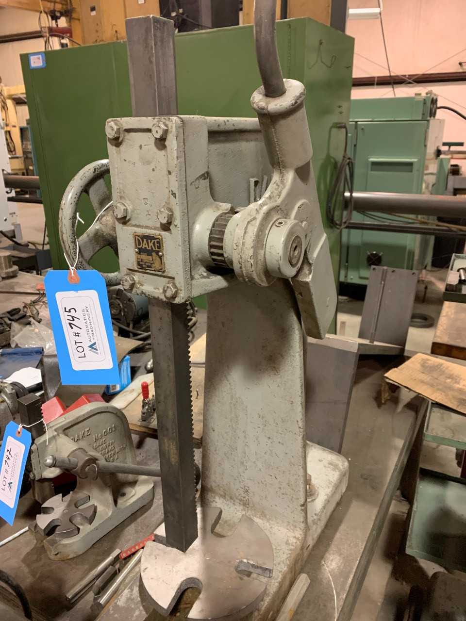 Dake Model 1 1/2B Arbor Press - MECHANICAL STAMPING PRESSES