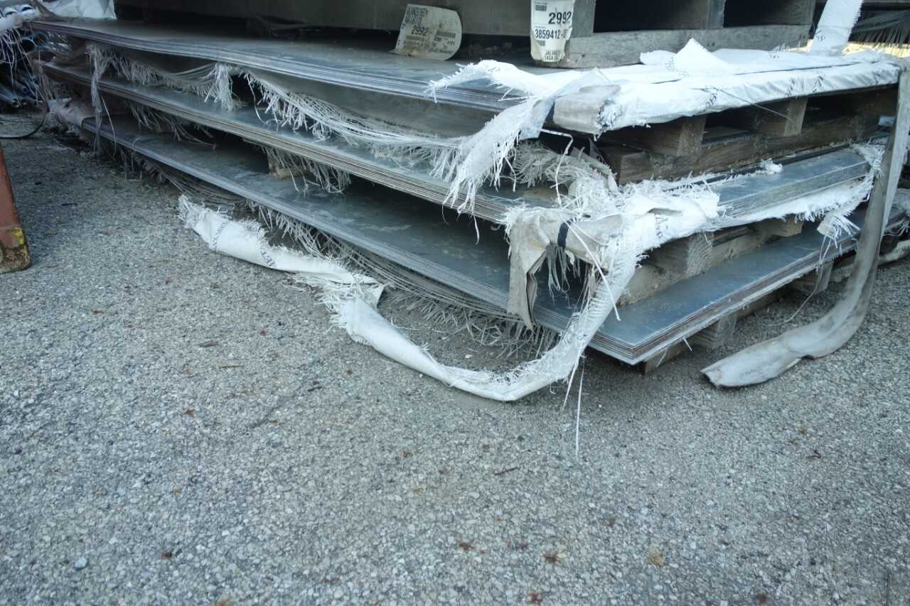 LOT OF A36 GALVANIZED CARBON STEEL PLATE