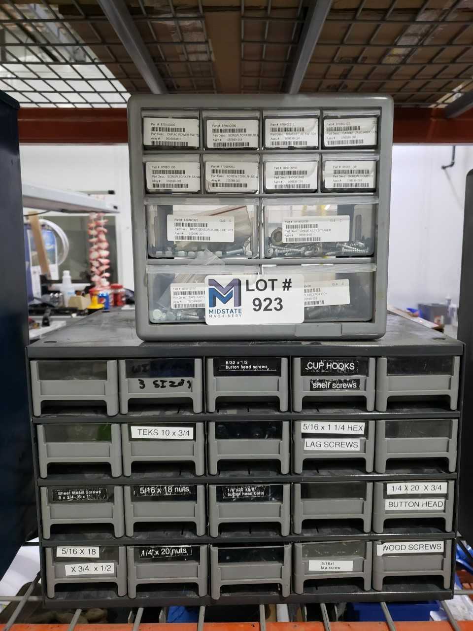 Boxes of Screws - ELECTRIC POWER TOOLS