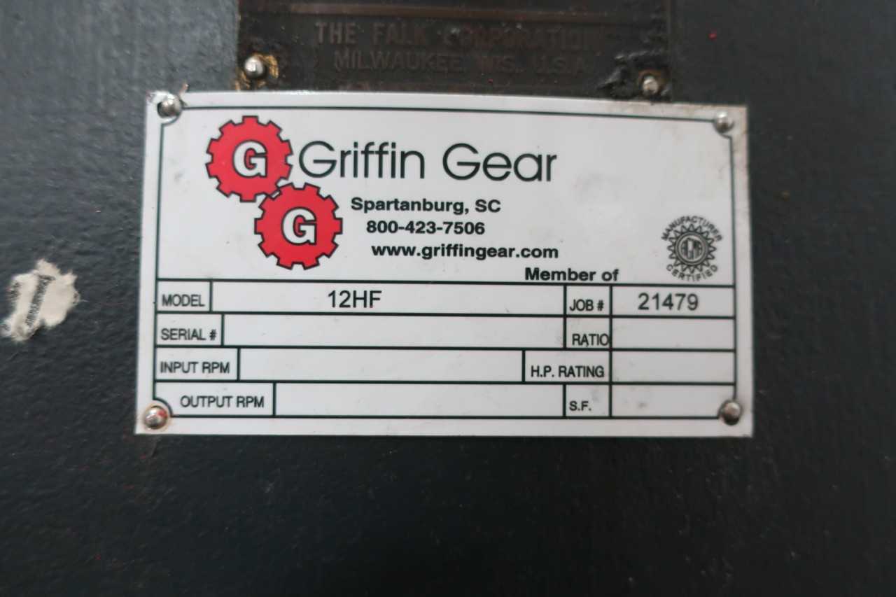 FALK 12HF ENCLOSED GEAR DRIVE 8.231:1 - GEAR REDUCERS