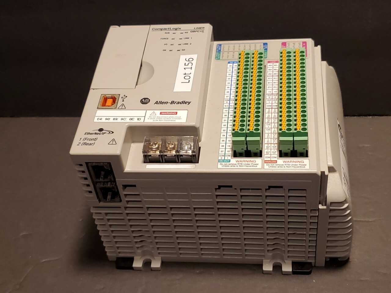 Allen Bradley CompactLogix 1769-L24ER-QBFC1B Plus 1769-ECR - AUTOMATION & CONTROLS