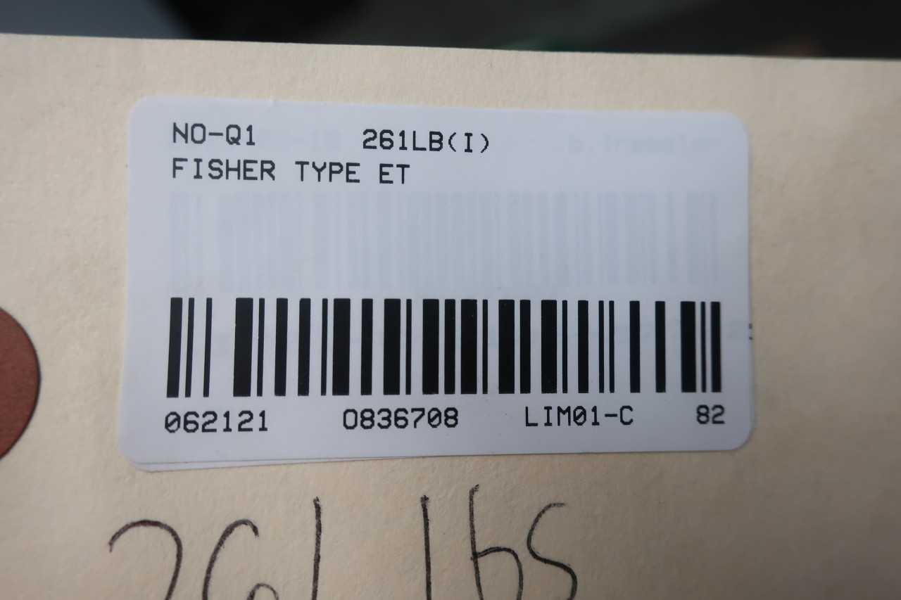 FISHER TYPE ET PNEUMATIC TYPE 667 STEEL TYPE 3582G 4IN CONTROL VALVE - CONTROL VALVE