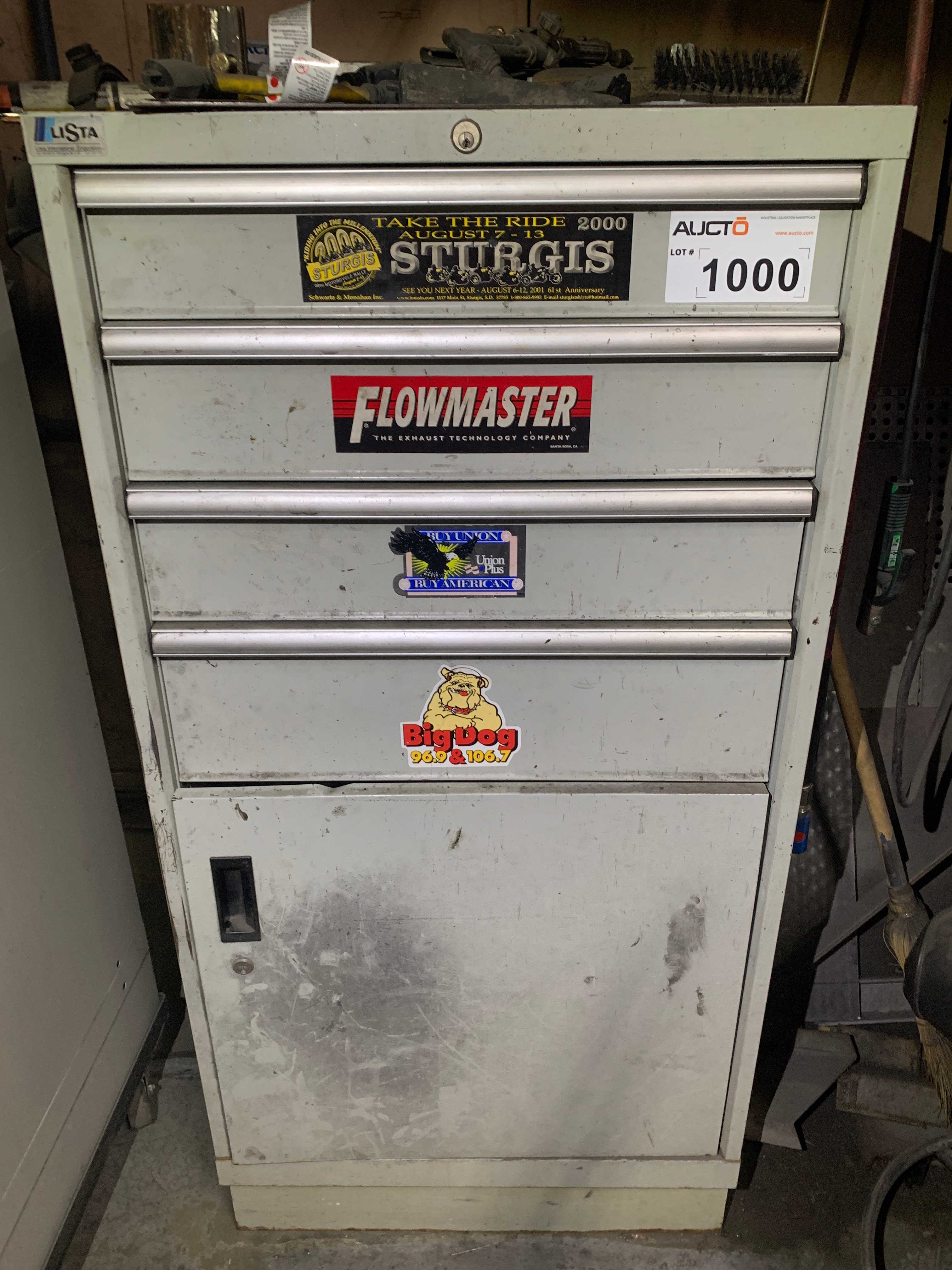 CABINET WITH CONTENTS - WELDING EQUIPMENT