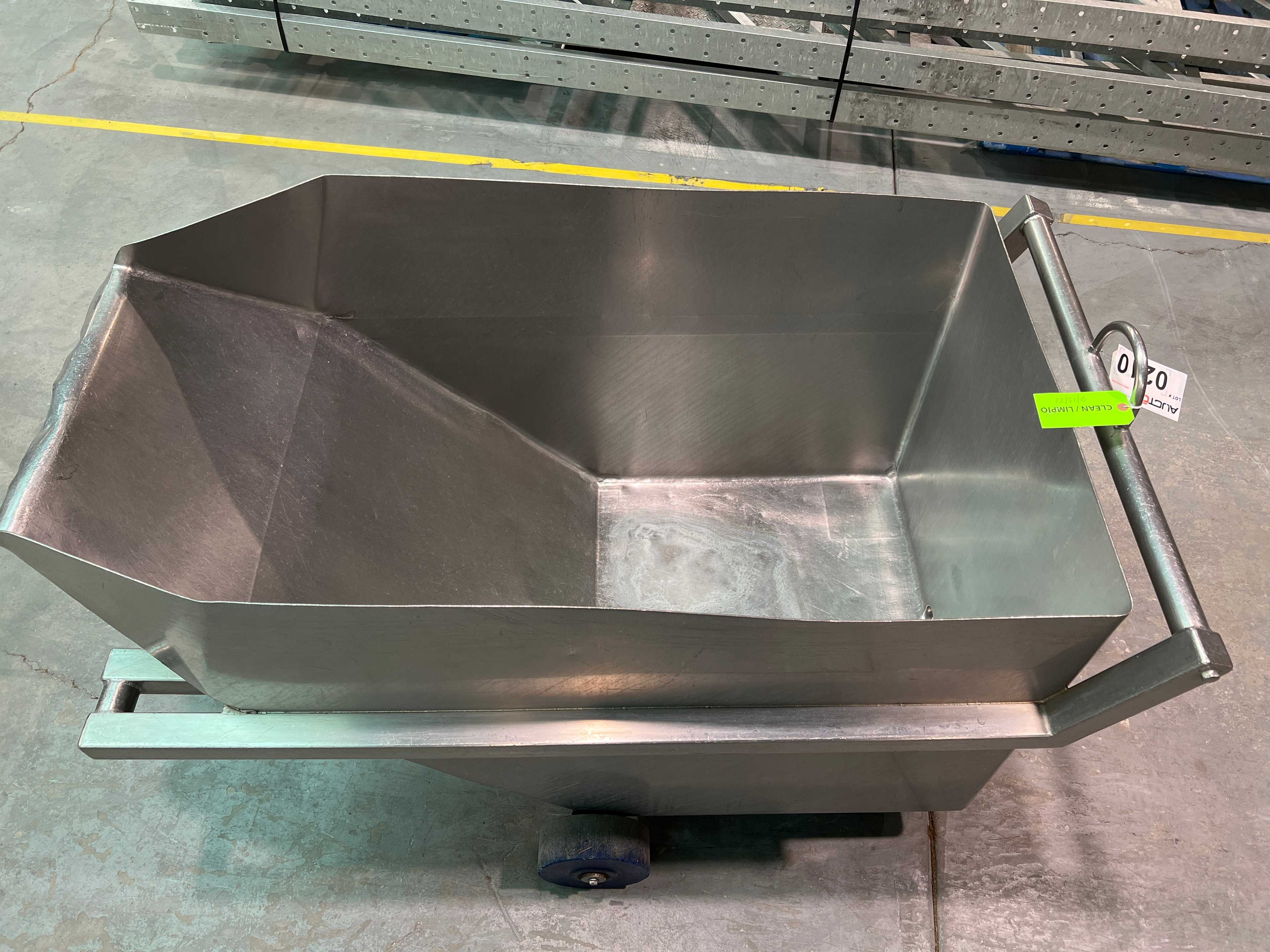 Stainless Steel Dump Cart Hopper