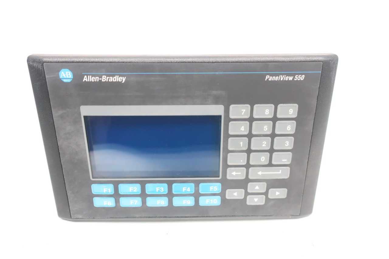 ALLEN BRADLEY 2711-K5A10 PANELVIEW 550 SER F OPERATOR INTERFACE - AUTOMATION & CONTROLS