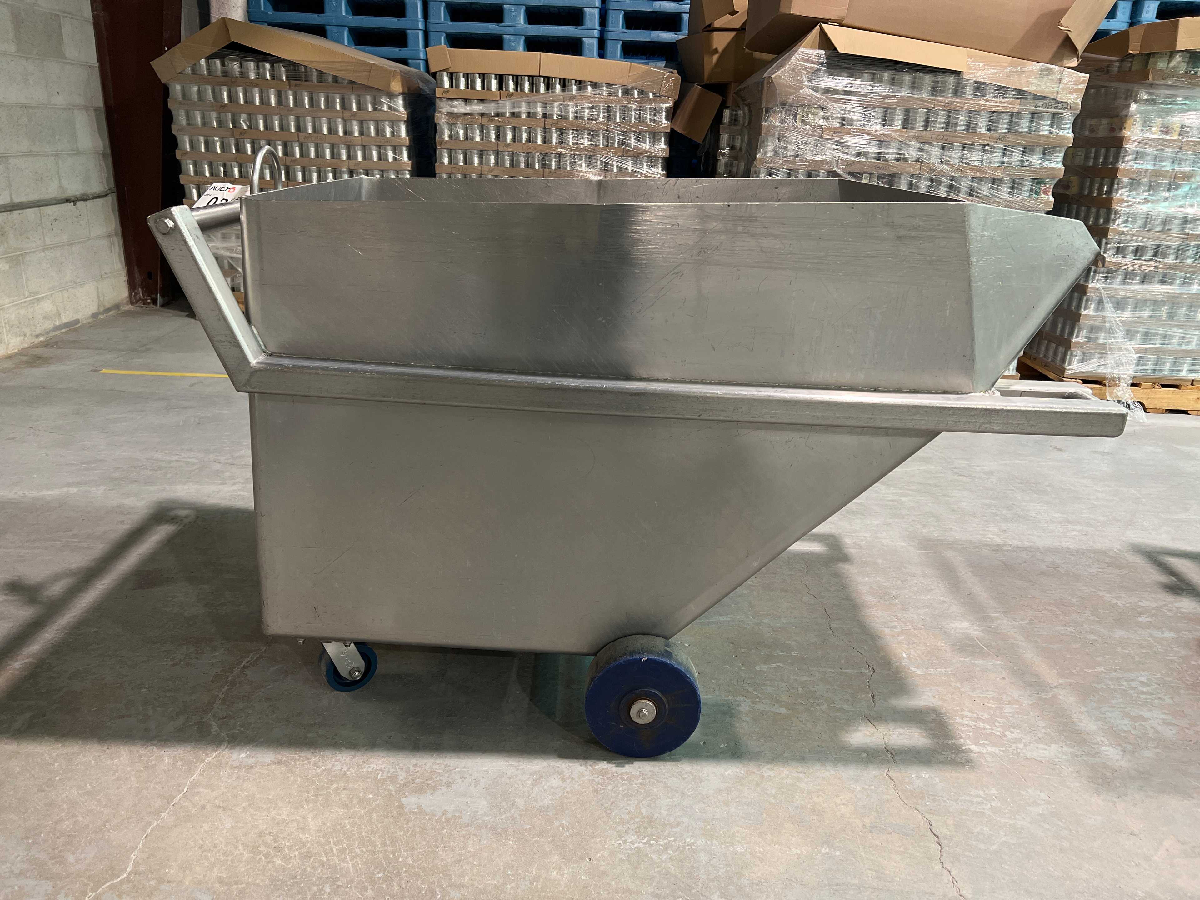 Stainless Steel Dump Cart Hopper