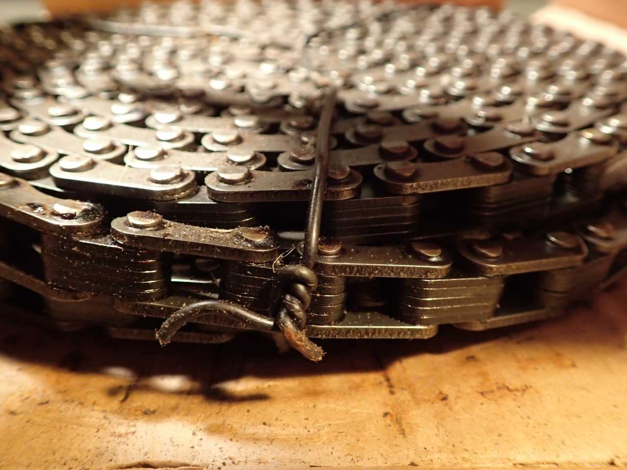 REX L504-RIV Riveted Laminated Block Sprocket Roller Chain 1" Pitch 25 Feet: NOS - ROLLER CHAIN