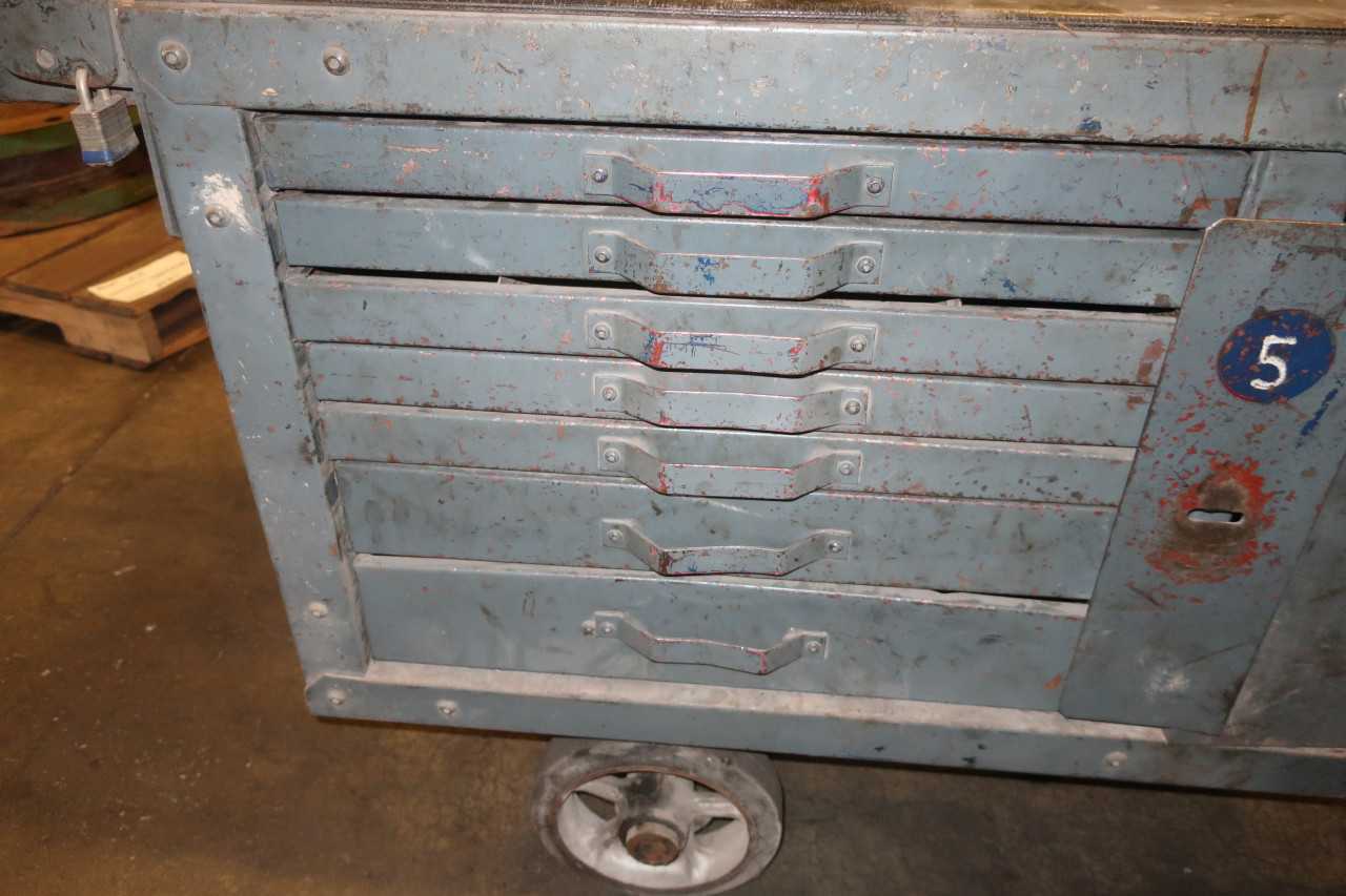 ROLLING STEEL TOOL BOX - TOOL STORAGE