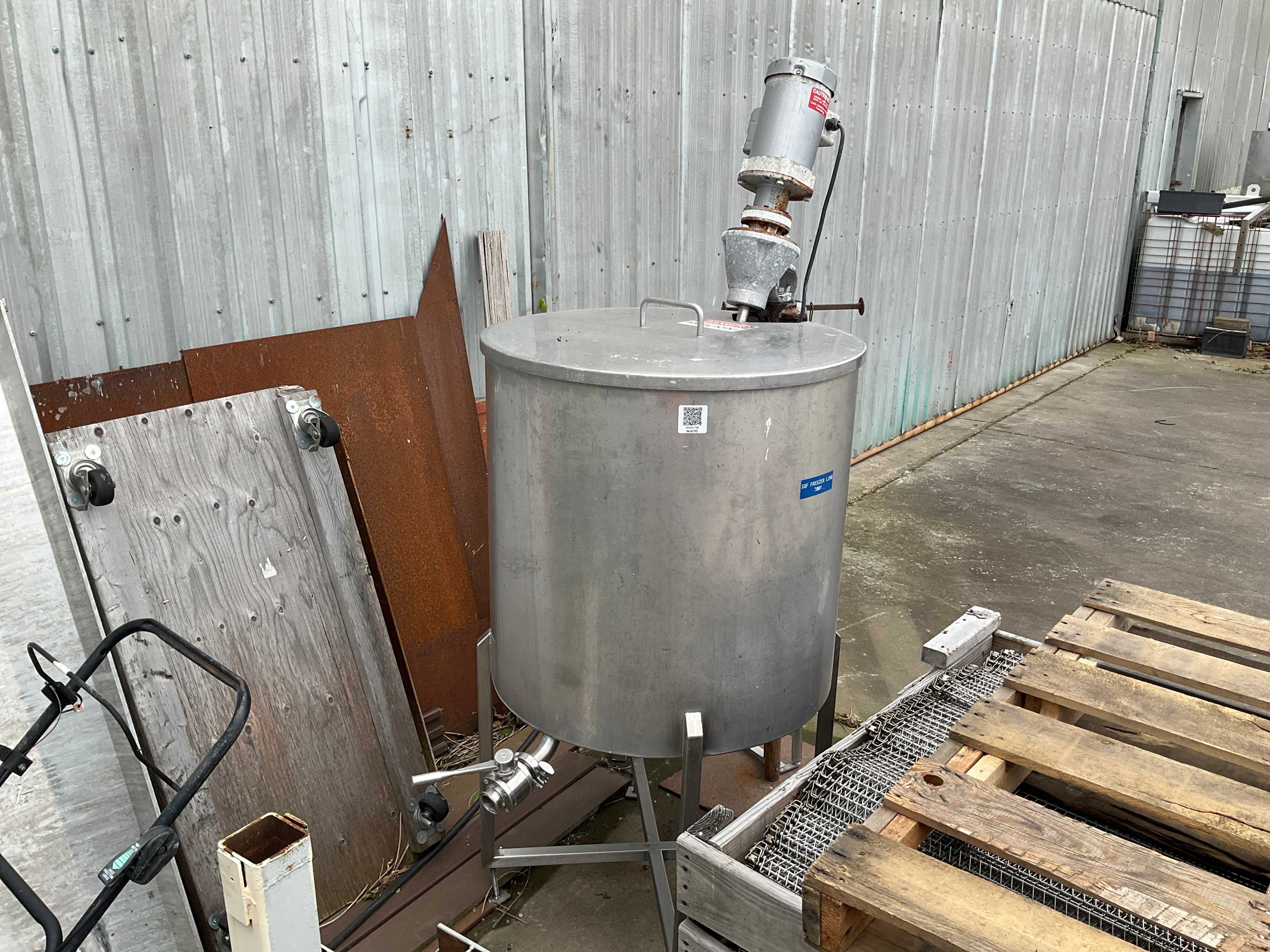MIXING TANK WITH MOTOR - FOOD MIXERS