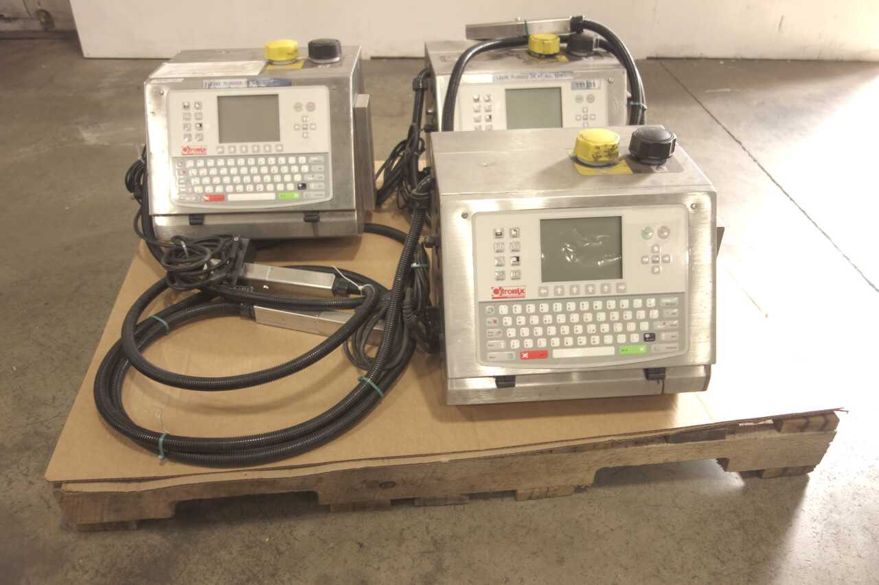 LOT OF 3 CITRONIX CONTROLLER INK PRINTERS - AUTOMATION & CONTROLS