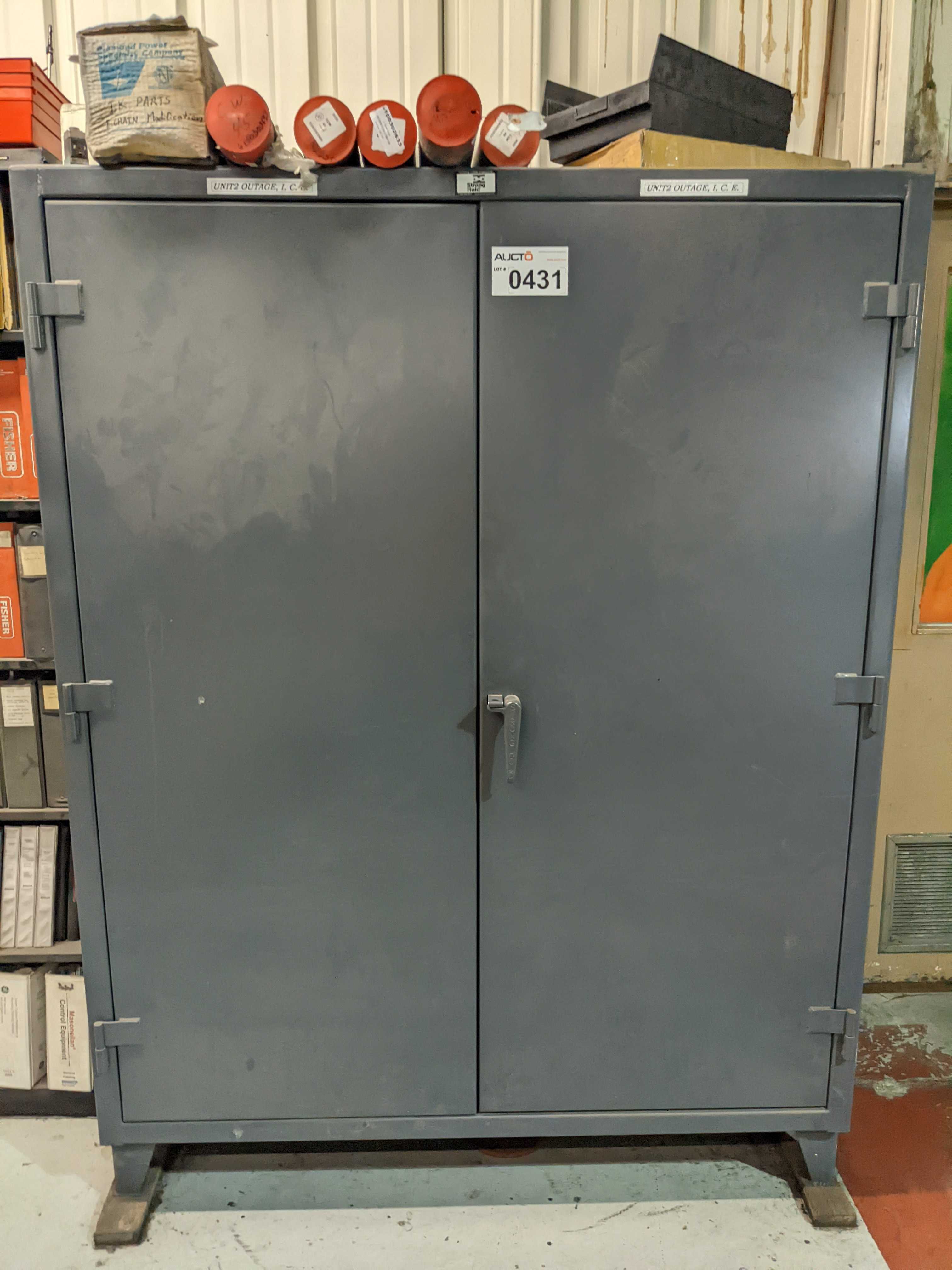 CABINET AND CONTENTS - INDUSTRIAL PARTS