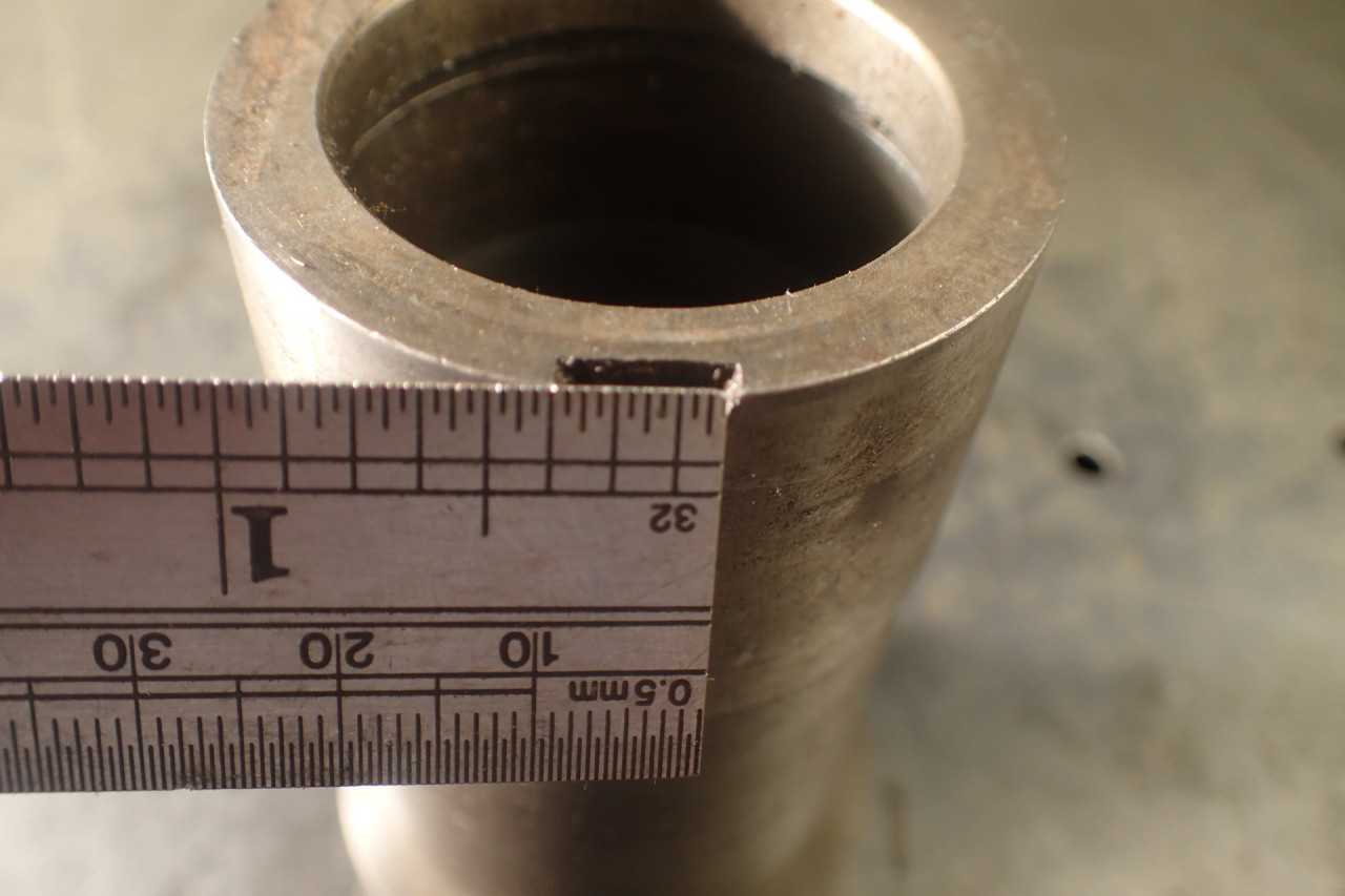 Balas B&S 22C Collet Chuck Sleeve 2.5" Lg OD 4.255" Long 2-1/8" Sm OD 42-7896-1 - MACHINING ACCESSORIES & TOOLING
