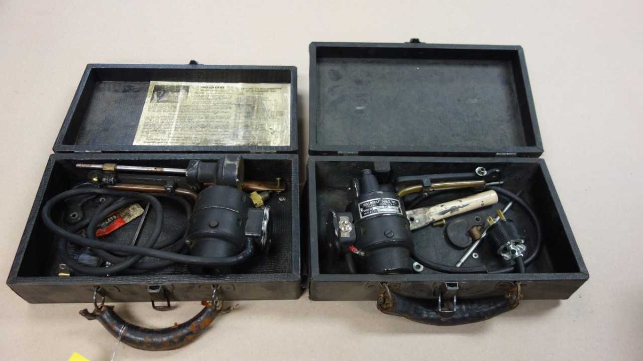 LOT OF 2 HULLHORST TOOLS 62-S MICA UNDERCUTTER - ELECTRIC POWER TOOLS