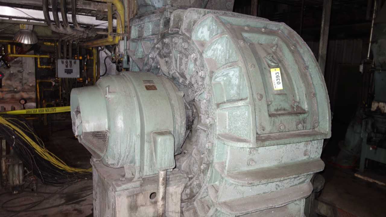 ALLIS CHALMERS ARW 125HP 440V-AC FAN EXHAUSTER MOTOR - BLOWER FAN
