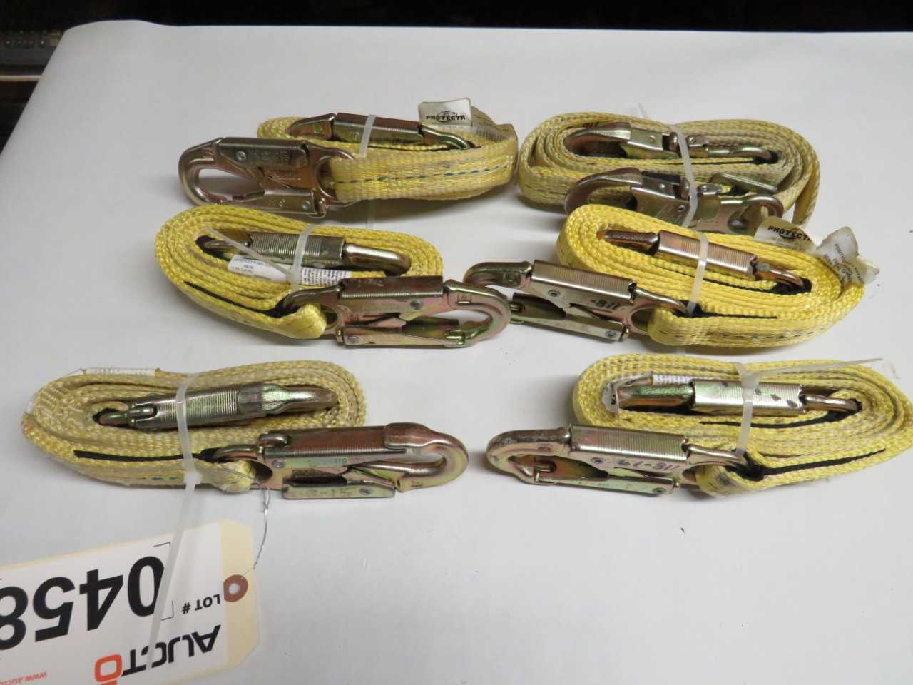 LOT OF 6 PROTECTA AL305CPW-6 P 6' POSITIONING LANYARD - LIFTING EQUIPMENT