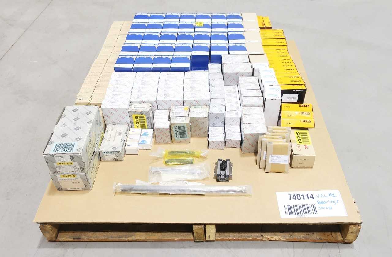1 PALLET OF ASSORTED BEARINGS - BEARINGS 1 PALLET OF ASSORTED BEARINGS - BEARINGS