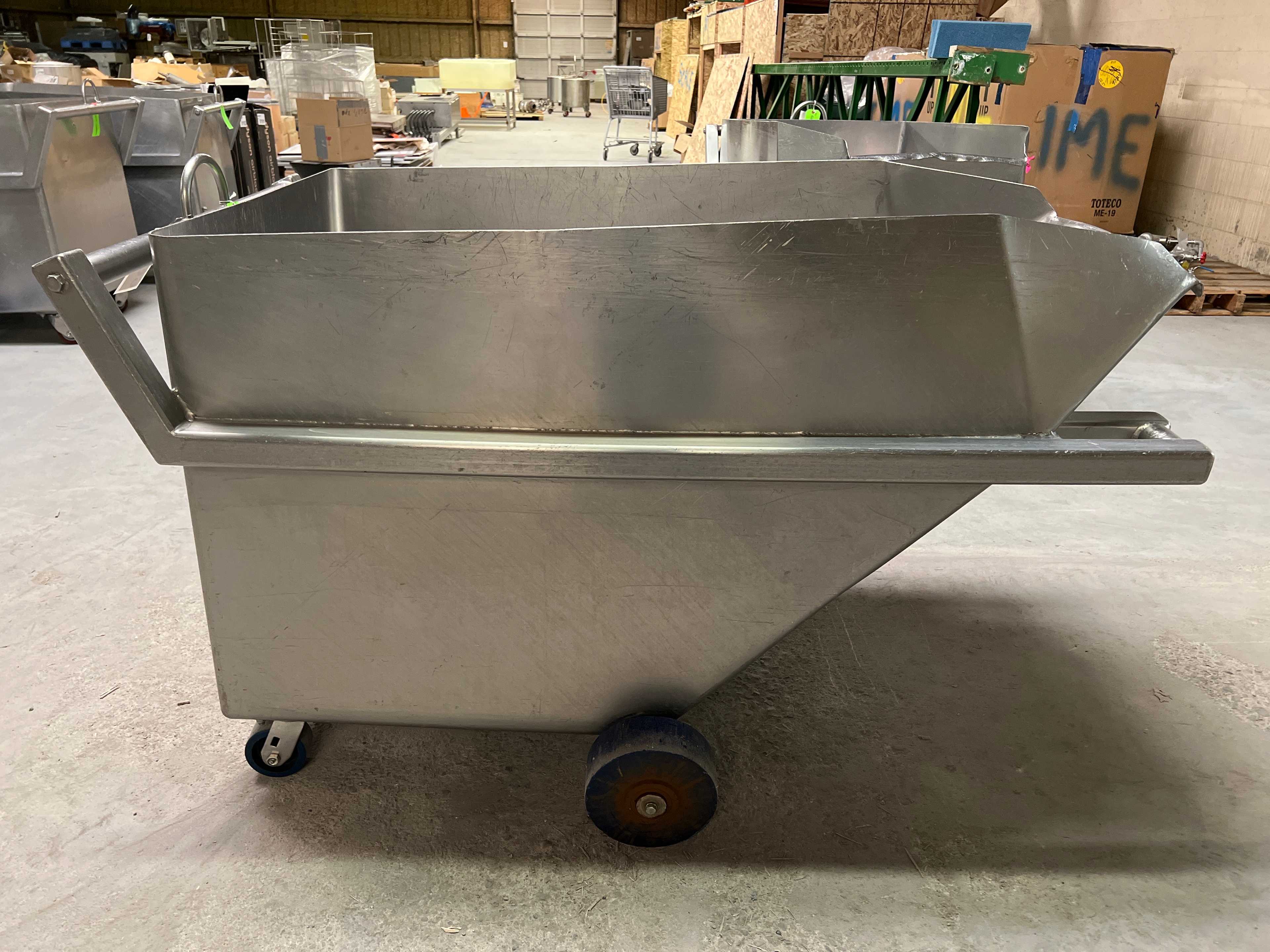 Stainless Steel Dump Cart Hopper