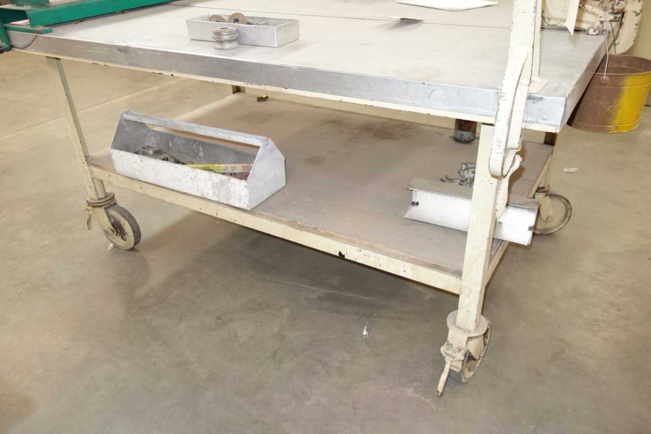 Steel Work Table with Steel Surface 4' x 6' x 3' - PLANT & FACILITY