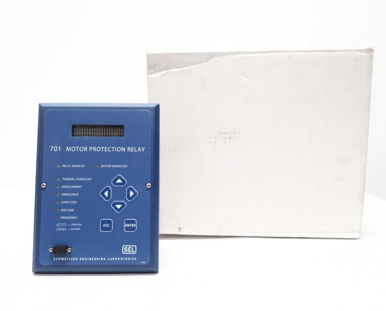 SEL 0701011XXX 701 MOTOR PROTECTION RELAY 95240VAC - ELECTRIC MOTORS