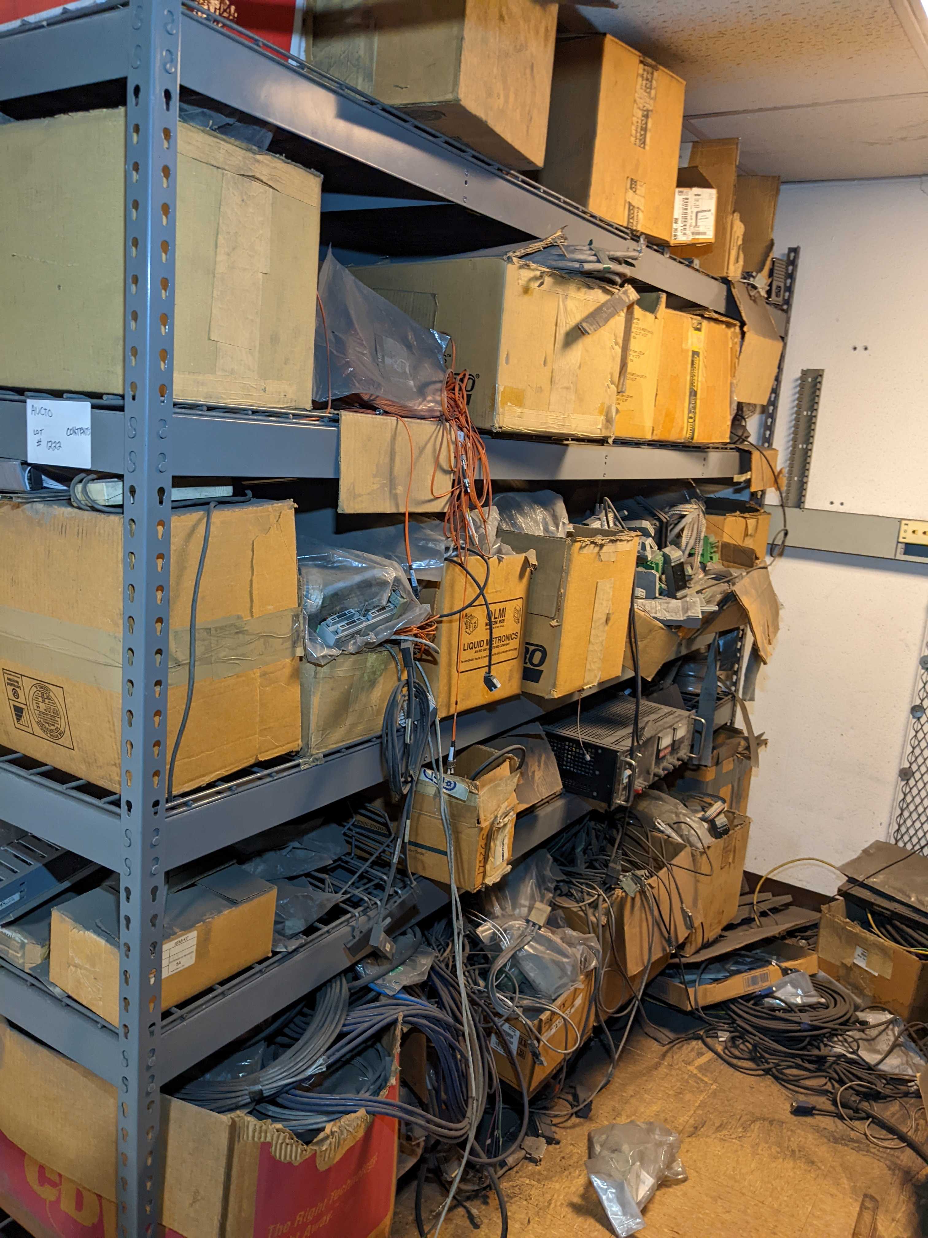 CONTENTS OF SHELVING - ELECTRICAL COMPONENTS