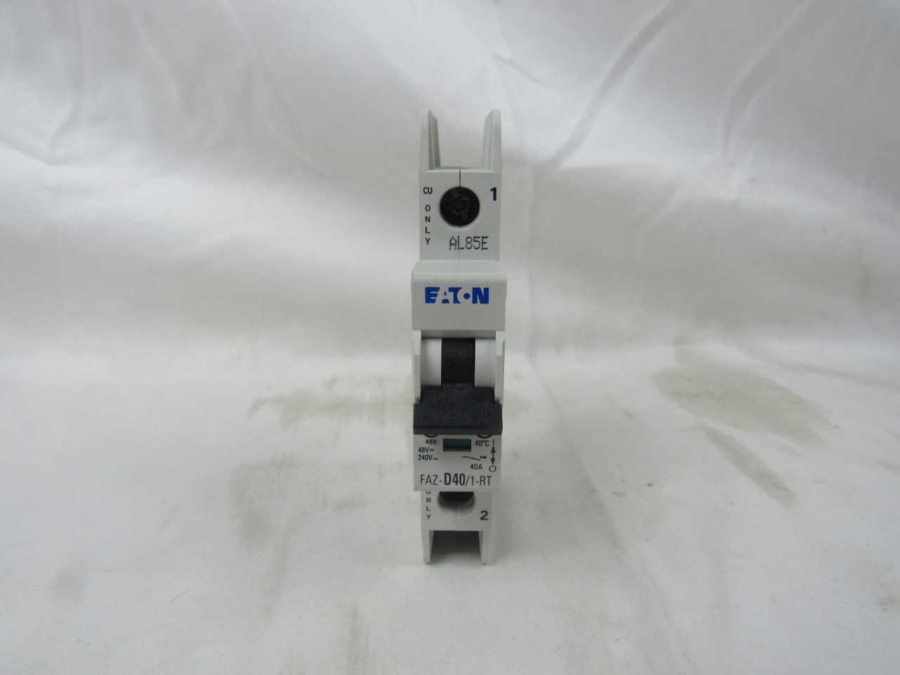 (53) Eaton FAZ-D40/1-RT-SP Plug In D Curve 1P 40A 120/240VAC 50/60Hz - ELECTRICAL COMPONENTS
