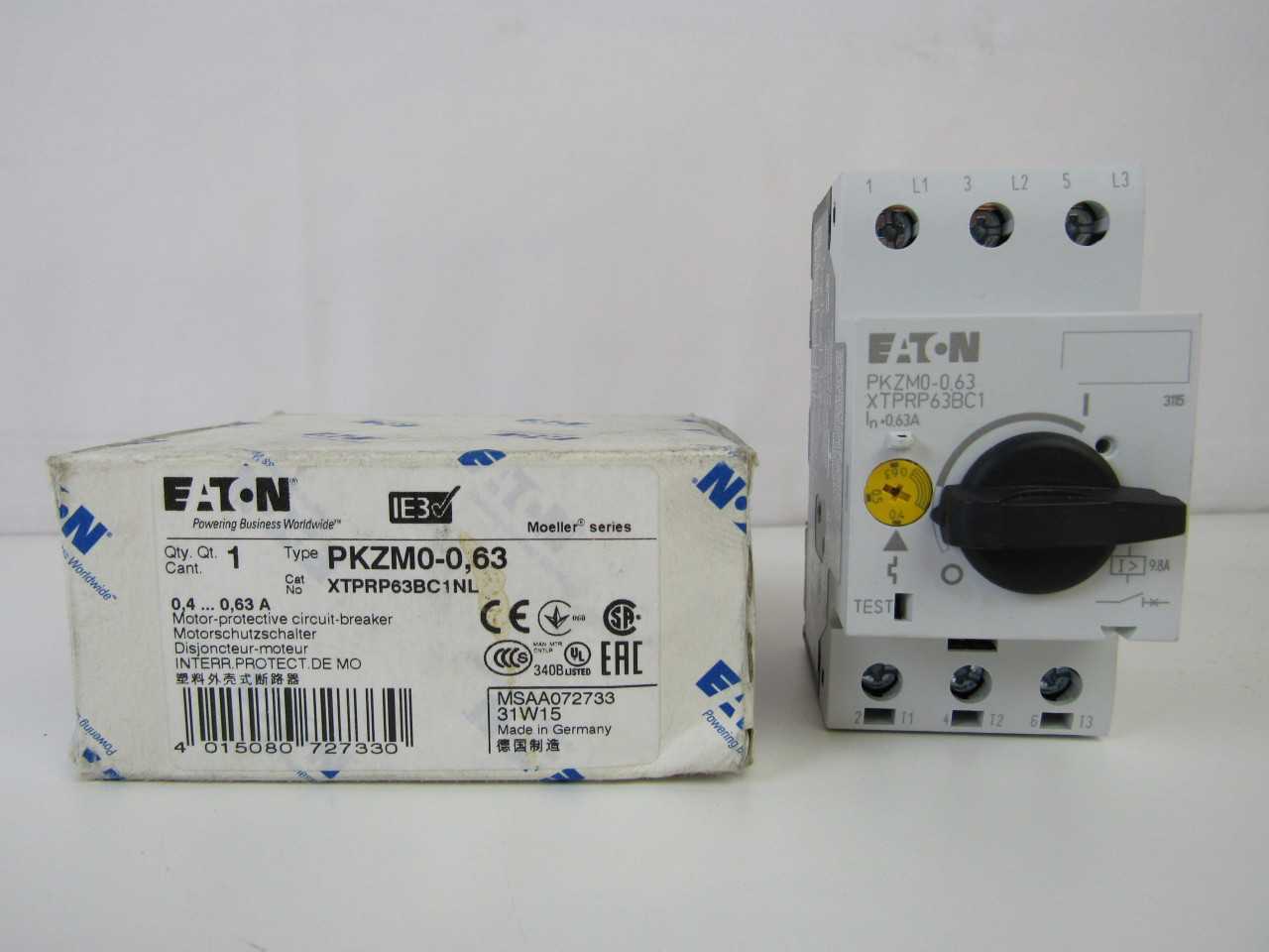 Quantity of 12x Assorted Motor Circuit Protectors - ELECTRIC MOTORS
