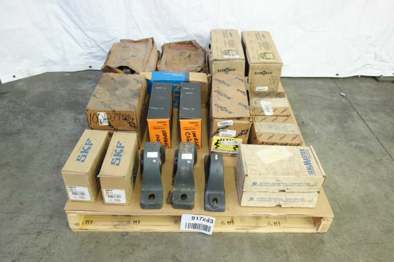 PALLET OF ASSORTED PILLOW BLOCK BEARINGS - BEARINGS