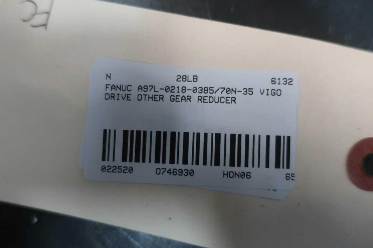 FANUC A97L-0218-0385/70N-35 VIGO DRIVE GEAR REDUCER - GEAR REDUCERS