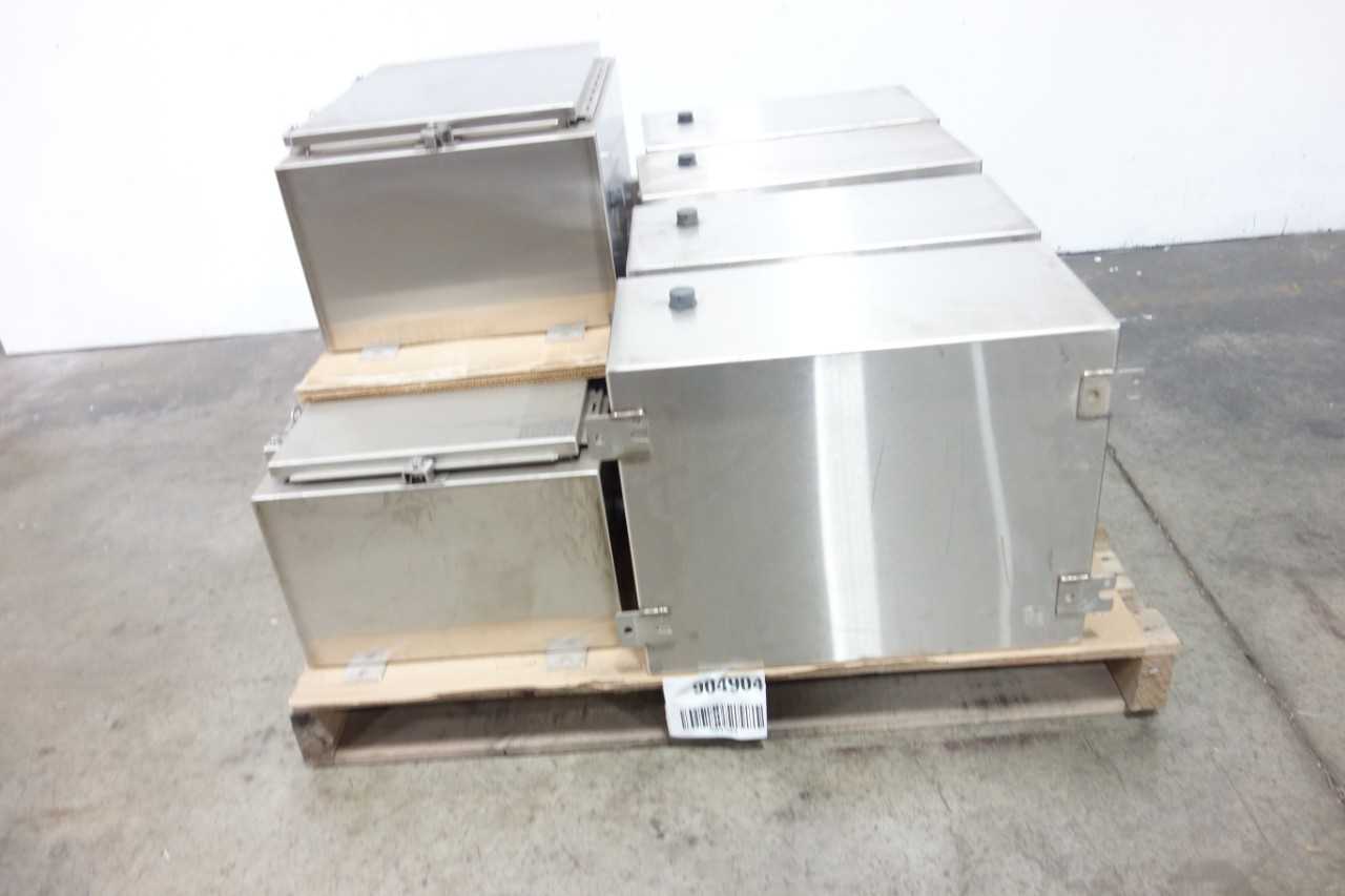 LOT OF 7 HAMMOND ENCLOSURES - ELECTRIC POWER TOOLS