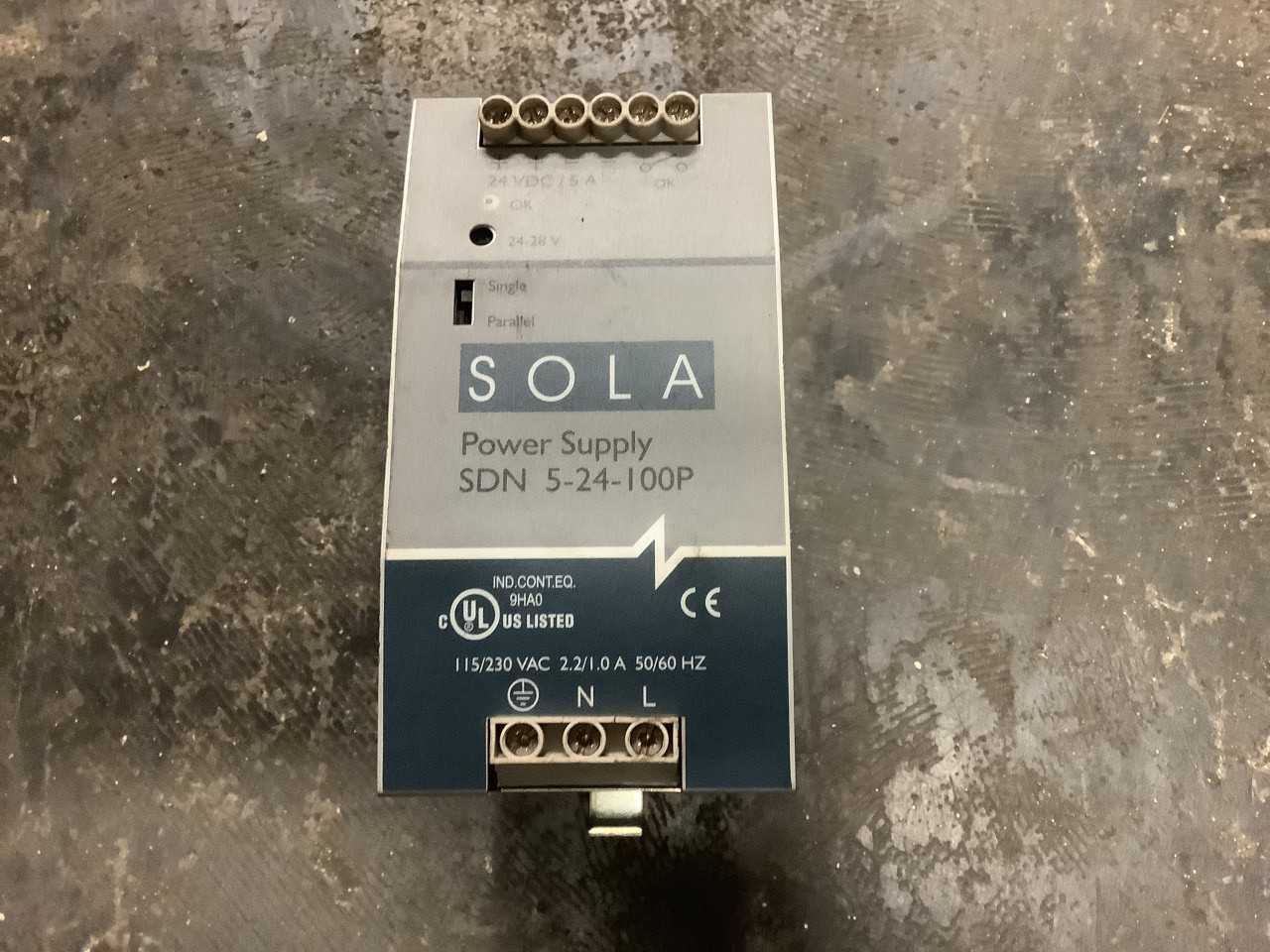 Lot of 15 SOLA SDN 5-24-100P Power Supply - ELECTRICAL COMPONENTS