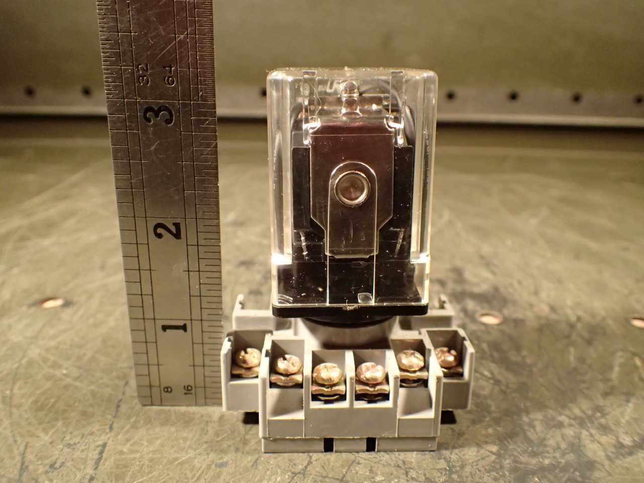 Dayton 3X742M General Purpose Relay: 120VAC Coil, 10A & 6X156 11-Pin Socket Base - MACHINING ACCESSORIES & TOOLING