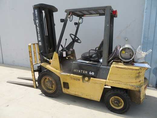 Hyster Model 60 Forklift, 60" Forks. Propane - FORKLIFTS