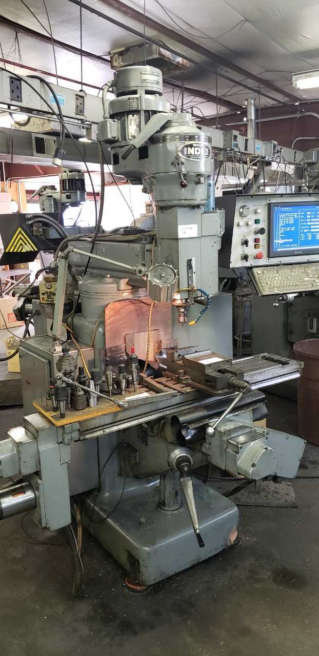 Wells Index 3-Axis CNC Vertical Knee Mill Vise and Tooling Not Included - MILLING MACHINES