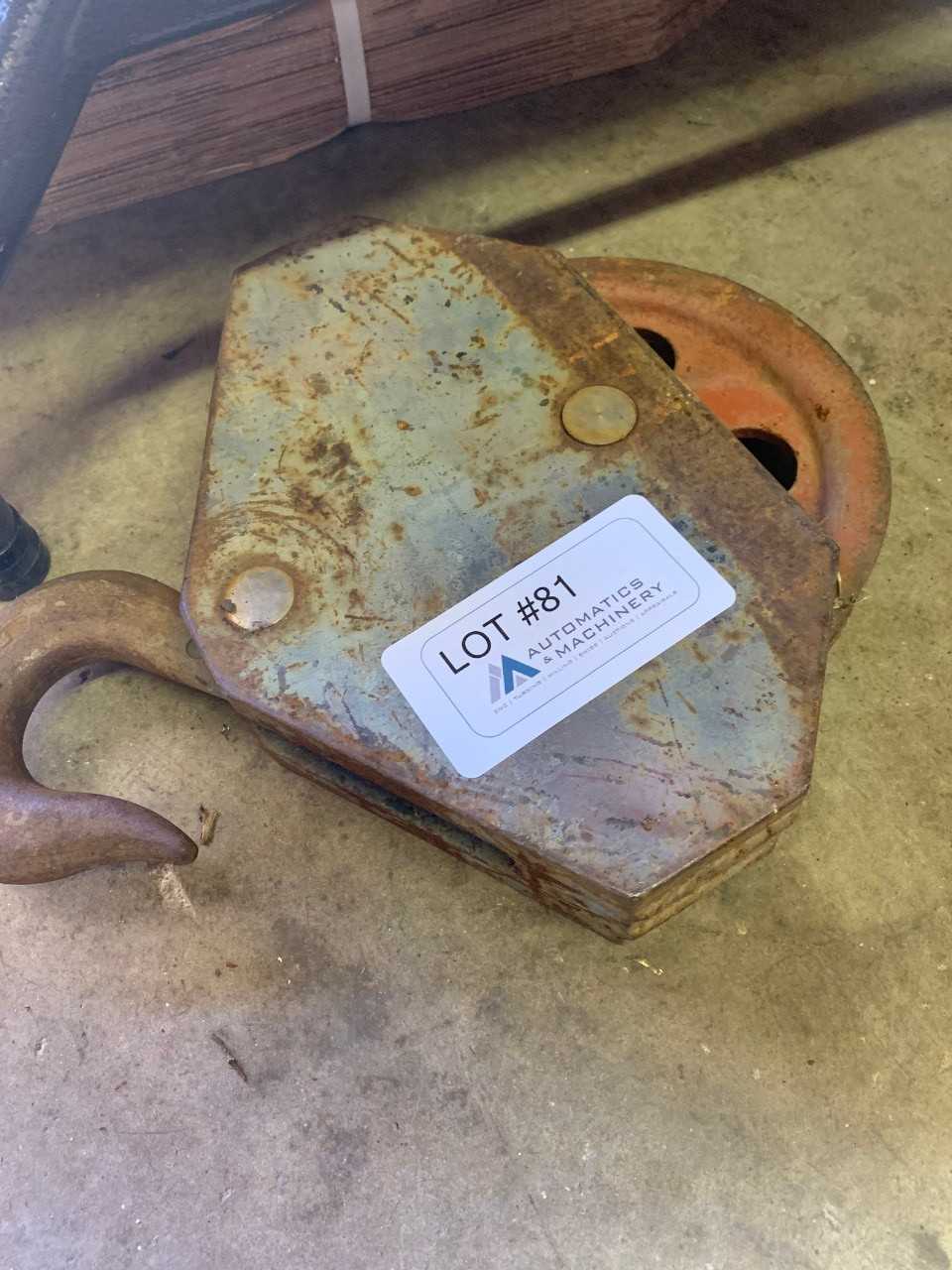 Pully (No Chain) - LIFTING EQUIPMENT