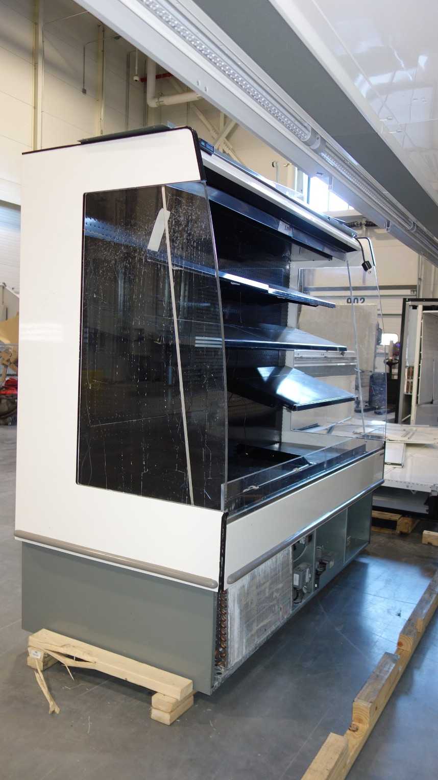 HILLPHOENIX C000088669PF7S 956H SELF-CONTAINED 4 DECK COMMERCIAL REFRIGERATOR FREEZER 208V-AC - 