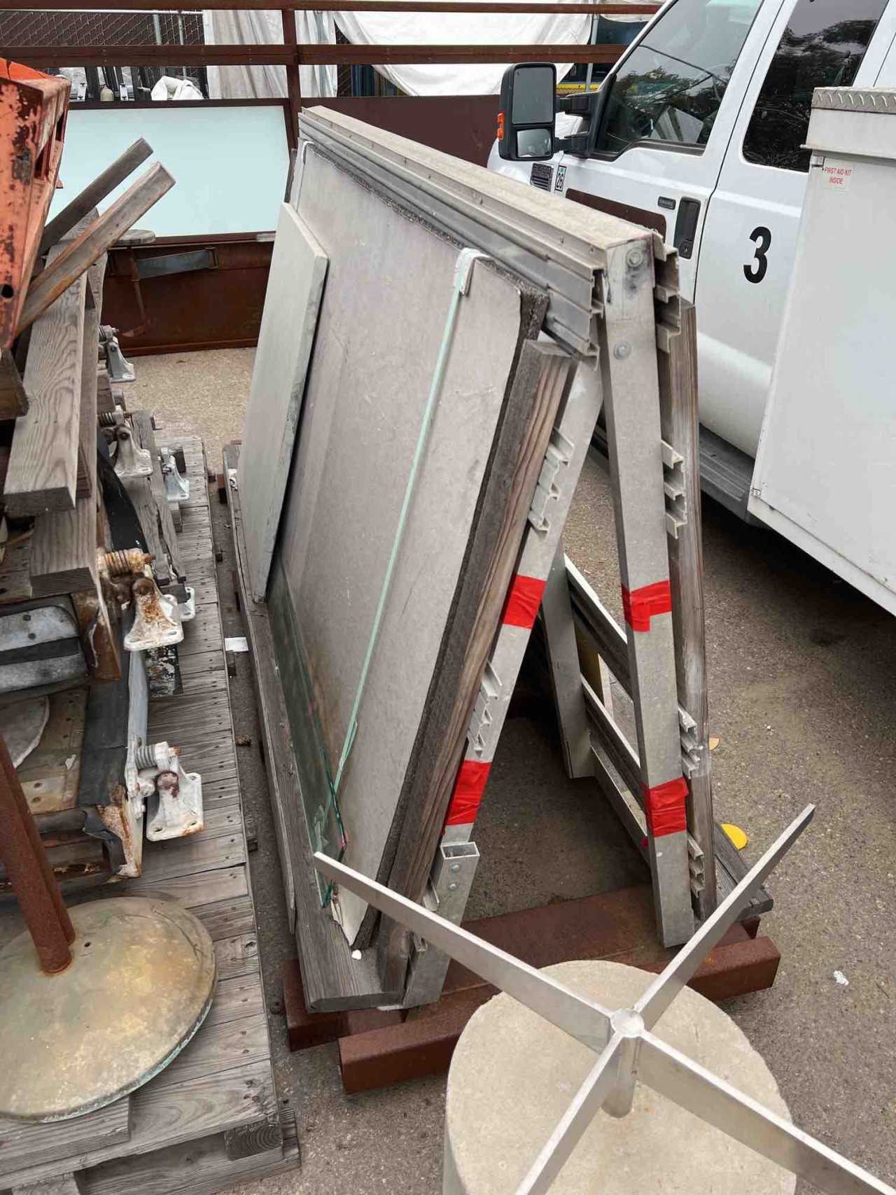 Lot of "A"-Frame and Walk-In Cooler Doors - MATERIAL HANDLING