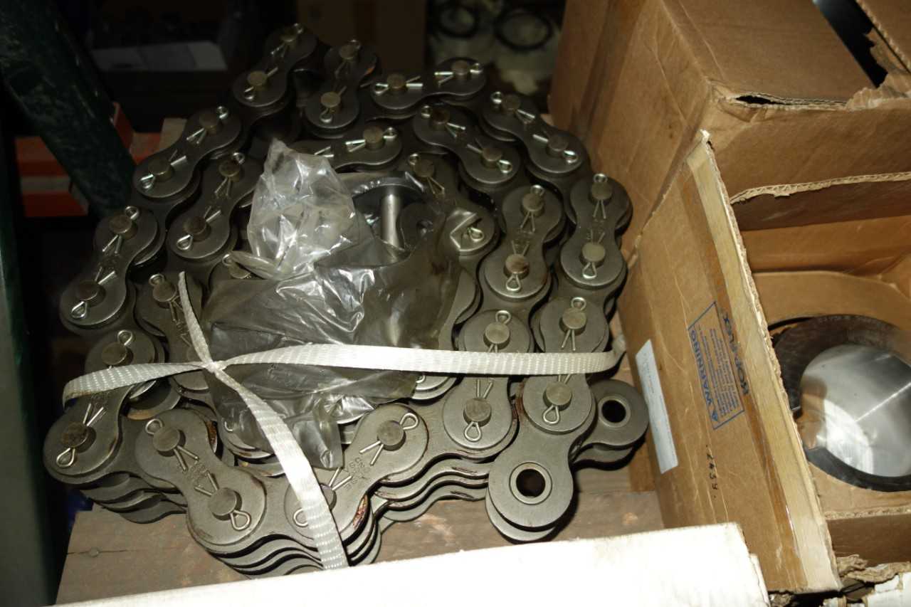 ASSORTED LOT POWER TRANSMISSION KOP-FLEX 3-1/2W SB SLEEVE MORSE 200-2C CHAIN - POWER TRANSMISSION