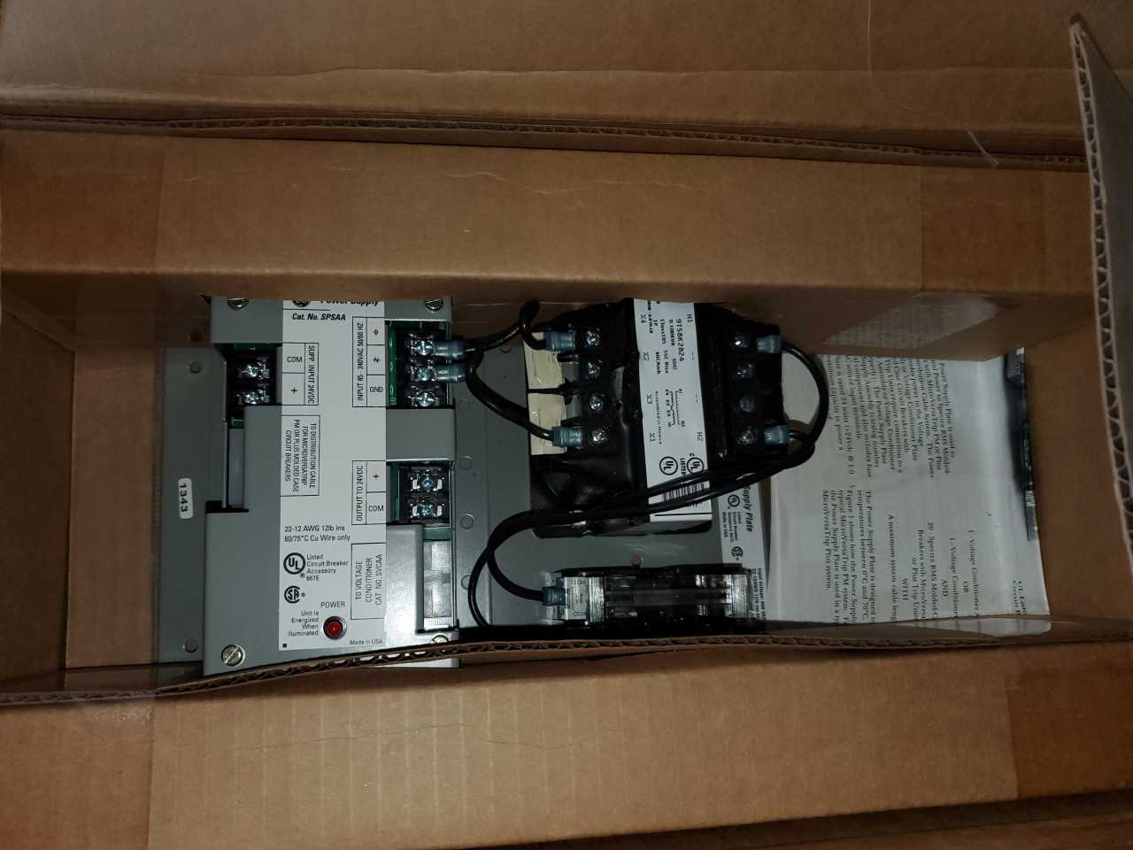 GE POWER SUPPLY SPSA600 QTY. 1 - AUTOMATION & CONTROLS