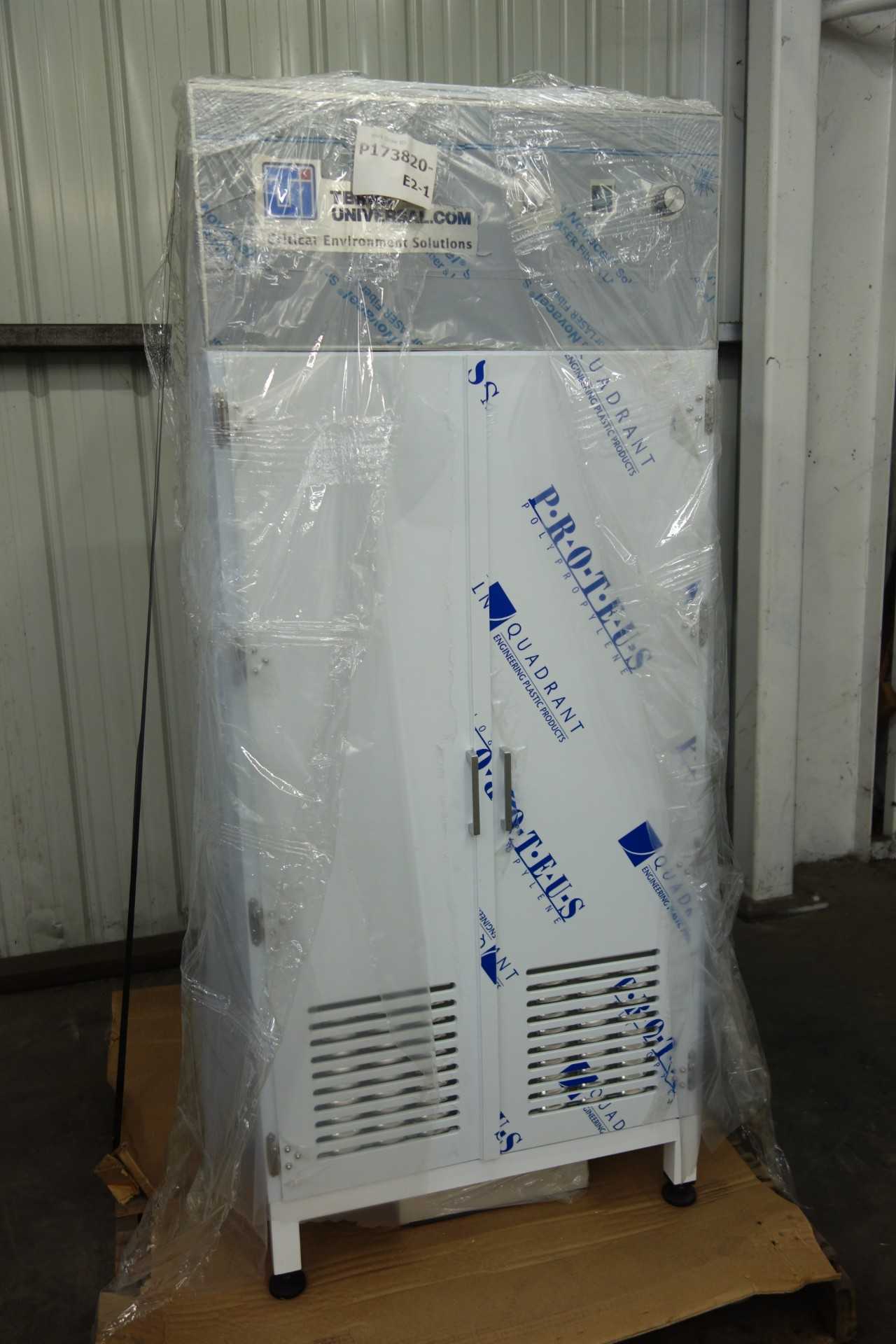 LOT OF 2 TERRA UNIVERSAL 6081-05B UV STERILIZATION CABINETS - TOOL STORAGE