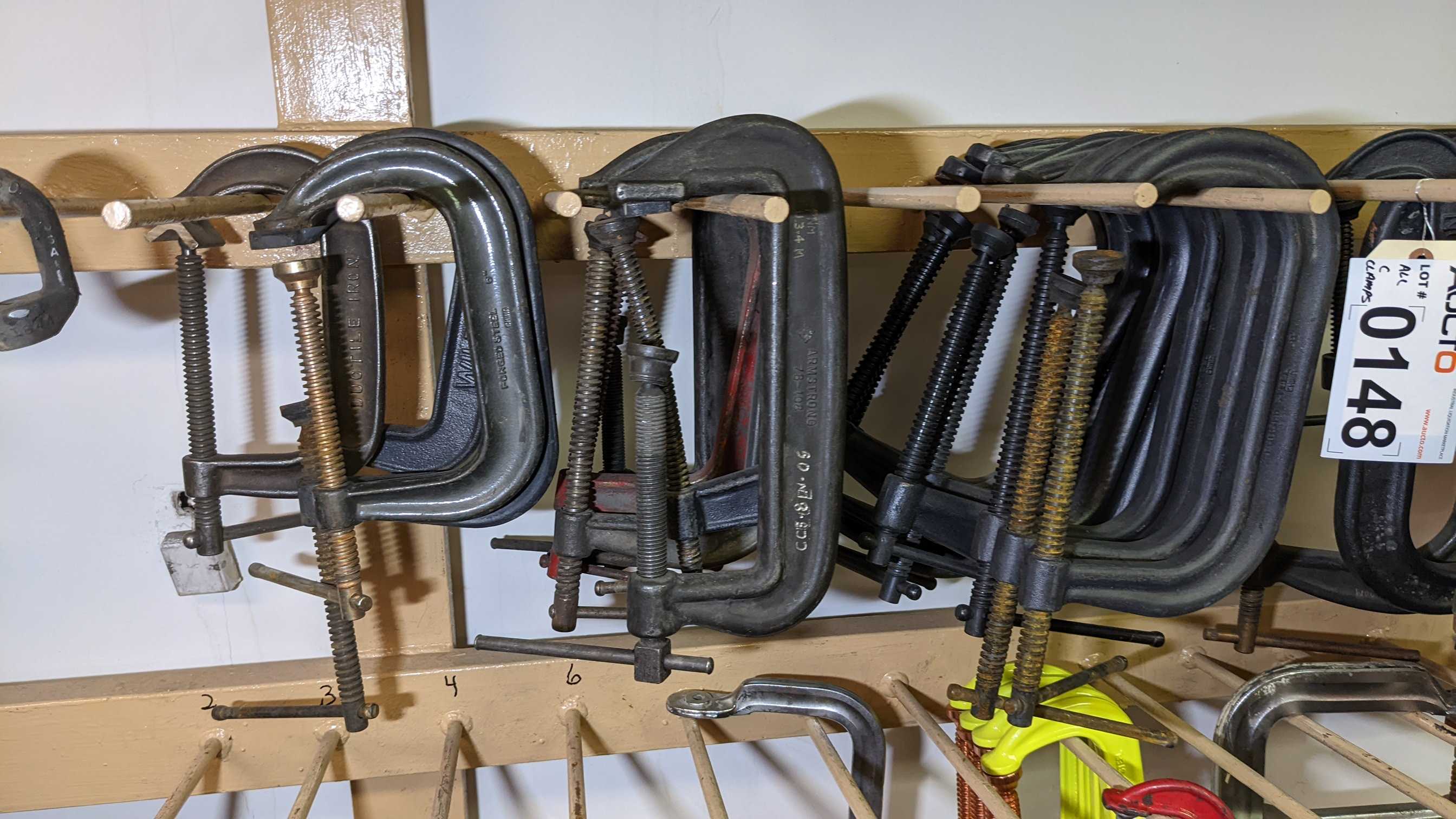 LOT OF C CLAMPS - ELECTRIC POWER TOOLS LOT OF C CLAMPS - ELECTRIC POWER TOOLS