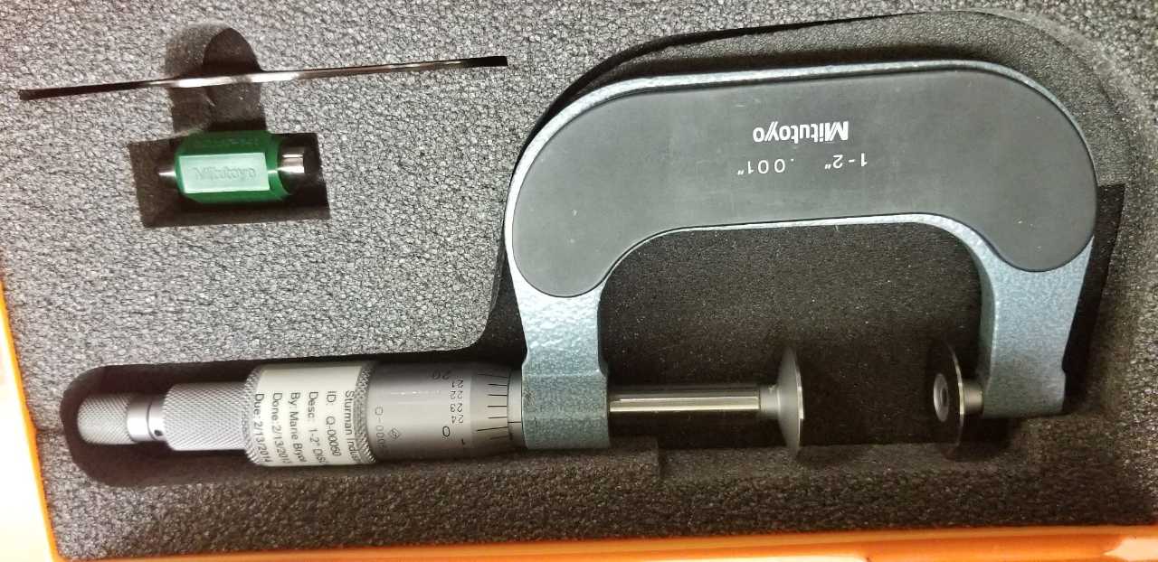 Mitutoyo Disc Micrometer - MICROMETERS