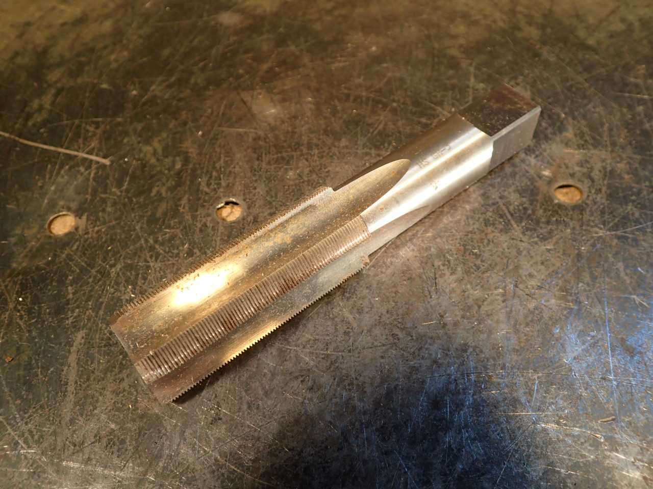 Regal Beloit .969-32 NS #5 Locknut Hand Thread Tap: 4-Flute, HS, GH-3, USA - MACHINING ACCESSORIES & TOOLING
