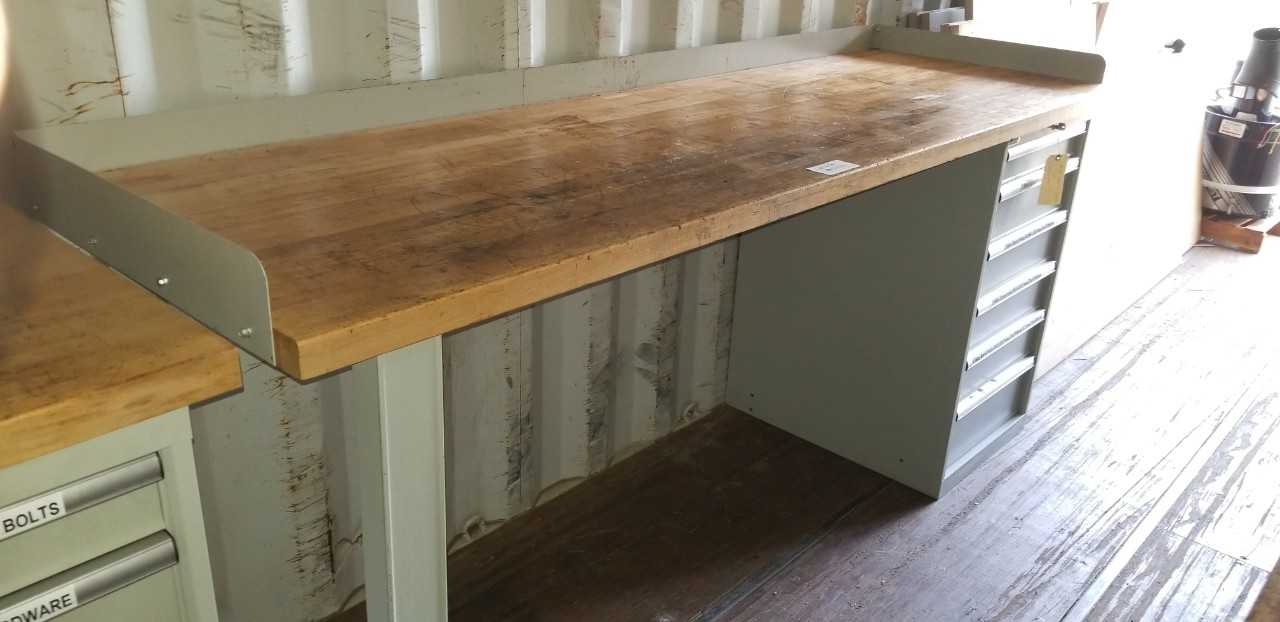 Lista Complete Butcher Block Work Bench No Contents - PLANT & FACILITY Lista Complete Butcher Block Work Bench No Contents - PLANT & FACILITY