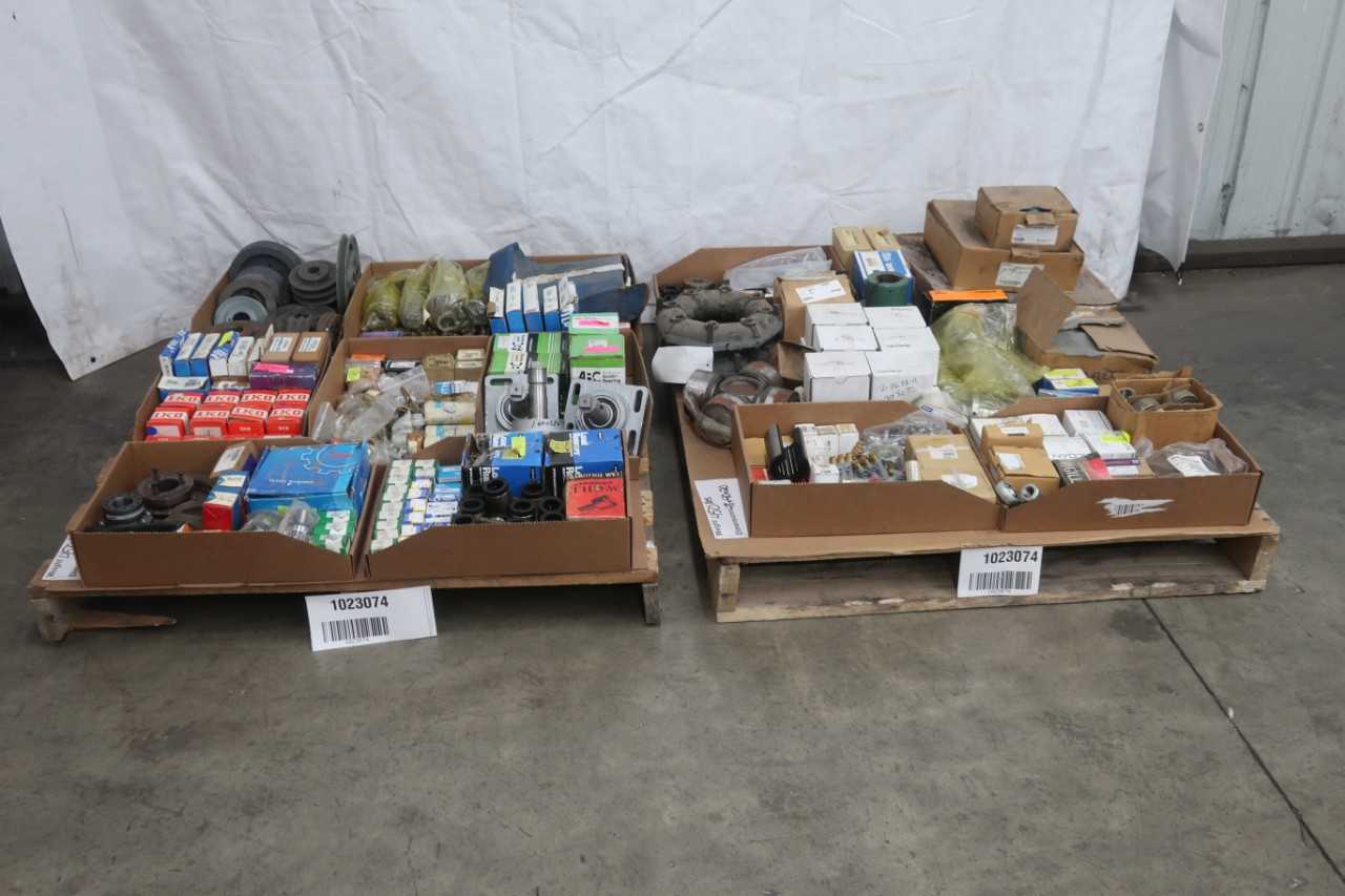 2 PALLETS OF ASSORTED POWER TRANSMISSION REPLACEMENT PARTS - POWER TRANSMISSION