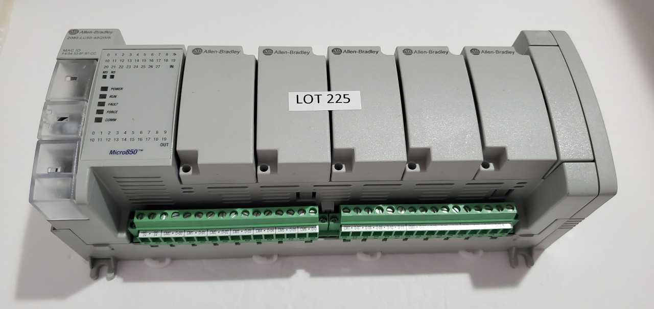 Allen Bradley Micro 850 2080-LC50-48QWB PLC - AUTOMATION & CONTROLS