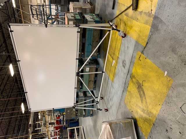 8' X 4' Whiteboard on Wheels - MISCELLANEOUS