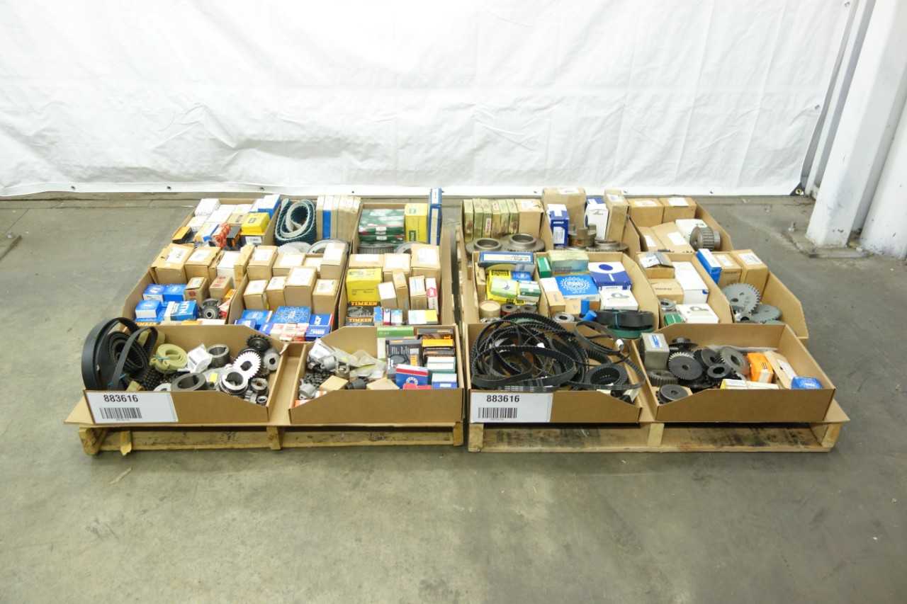 2 PALLETS OF POWER TRANSMISSION REPLACEMENT PARTS - POWER TRANSMISSION