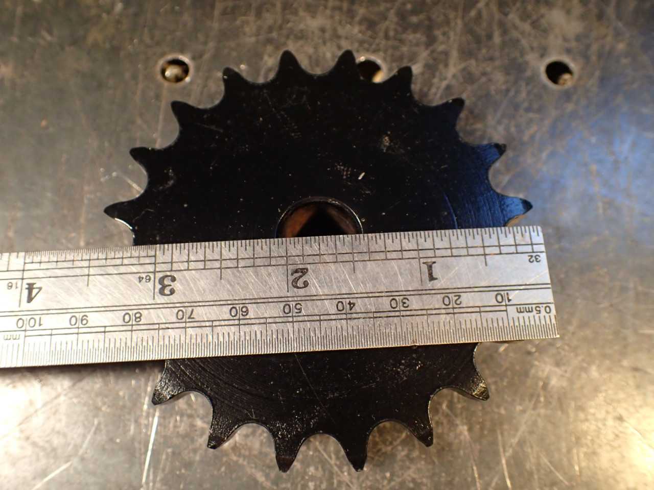 Shamrock 40B20 #40 Steel Chain Sprocket: 20-Tooth, 5/8" Bore, NOS New Old Stock - SPROCKET
