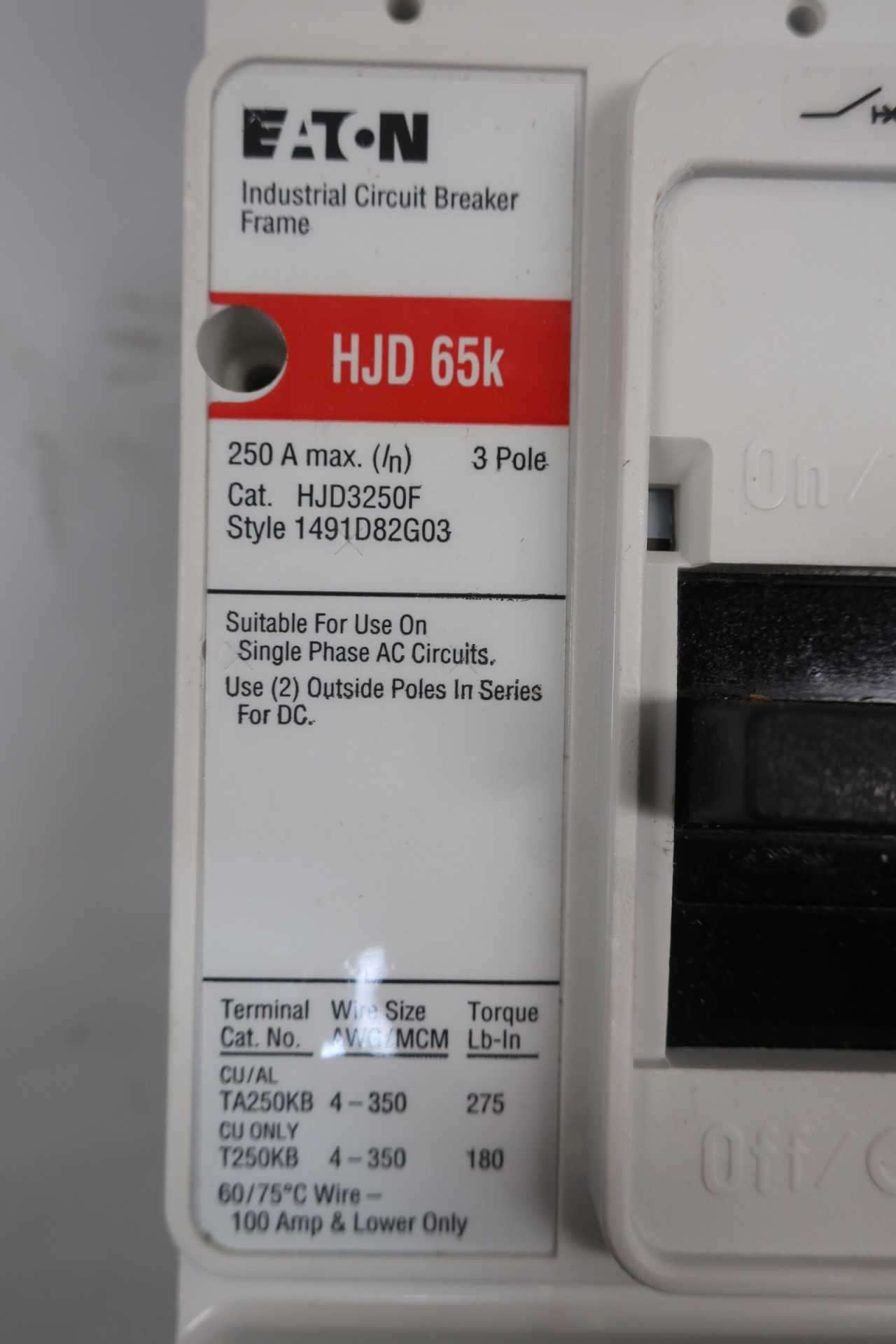 EATON HJD3250F MOLDED CASE CIRCUIT BREAKER 3P 250A 600V-AC - CIRCUIT BREAKERS